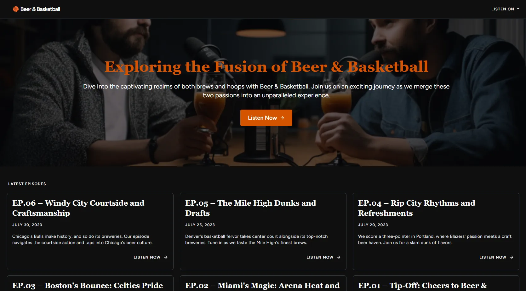Portfolio Series: Beer and Basketball